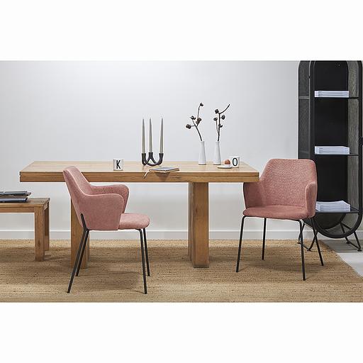 Стул Dwight, фактурный шенилл, коралловый фото 10