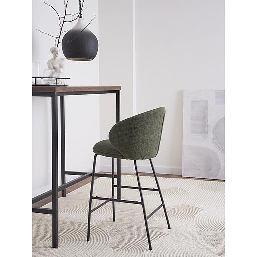 Стул полубарный Comfy, рогожка, шпинат фото 8