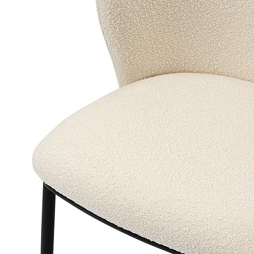 Стул Foggy, букле, молочный фото 4