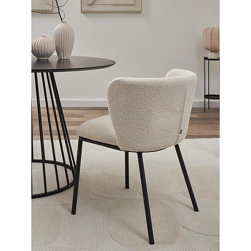 Стул Foggy, букле, молочный фото 7