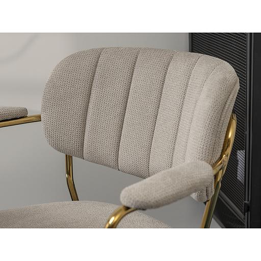 Стул Eirill, шенилл, серый фото 5