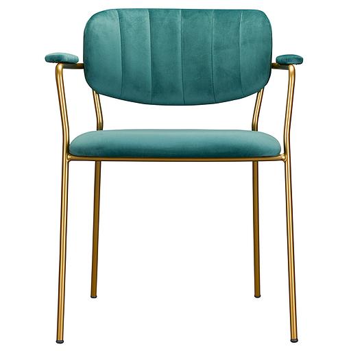 Стул Eirill, велюр, темно-зеленый фото 3