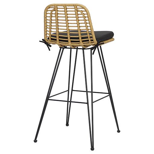 Стул барный Vetle Flat, ротанг фото 4