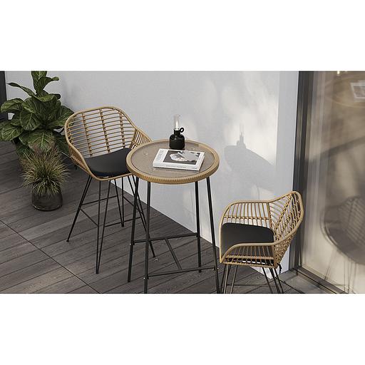 Стул барный Vetle Bent, ротанг фото 10