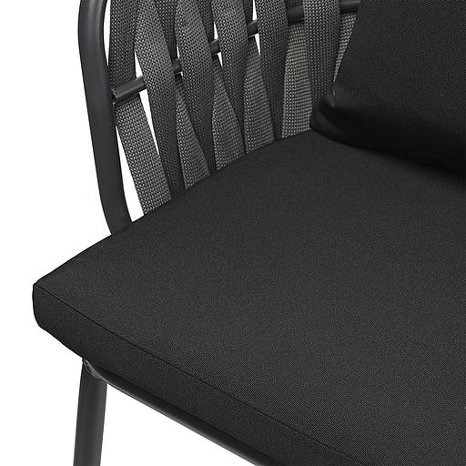 Стул Braid, серый/черный фото 5