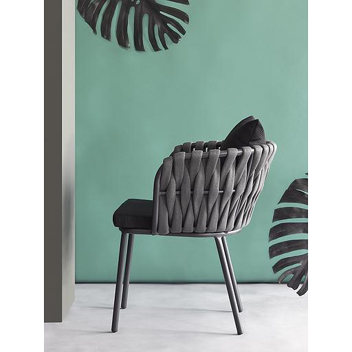 Стул Braid, серый/черный фото 7