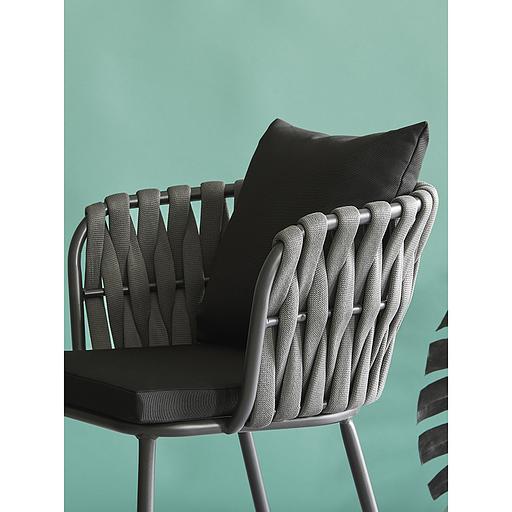 Стул Braid, серый/черный фото 8