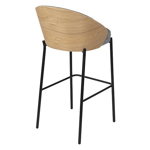 Стул барный Cloud, рогожка, грифельно-серый фото 3