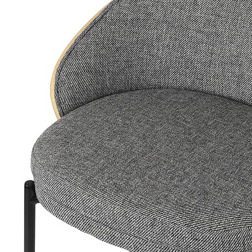 Стул барный Cloud, рогожка, грифельно-серый фото 4