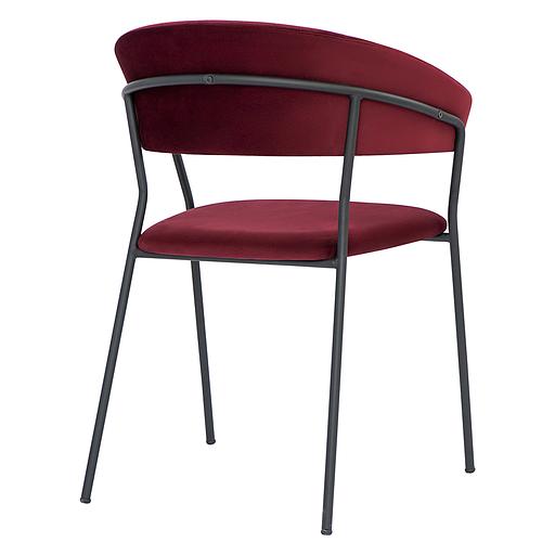 Стул Stefany, велюр, винный фото 4