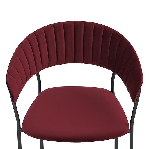 Стул Stefany, велюр, винный фото 6