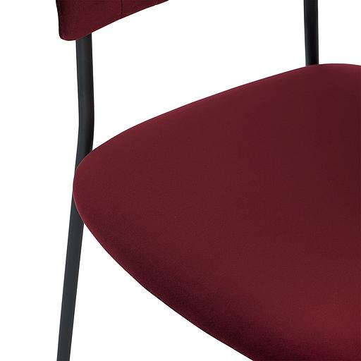 Стул Stefany, велюр, винный фото 7