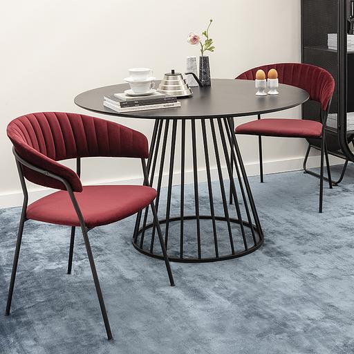 Стул Stefany, велюр, винный фото 8