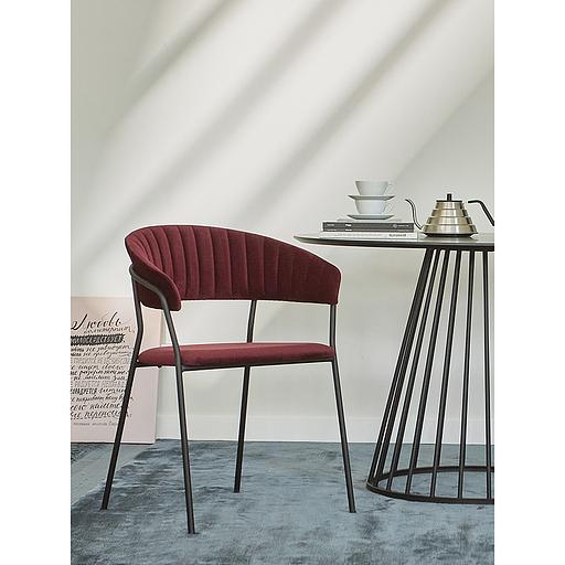 Стул Stefany, велюр, винный фото 9