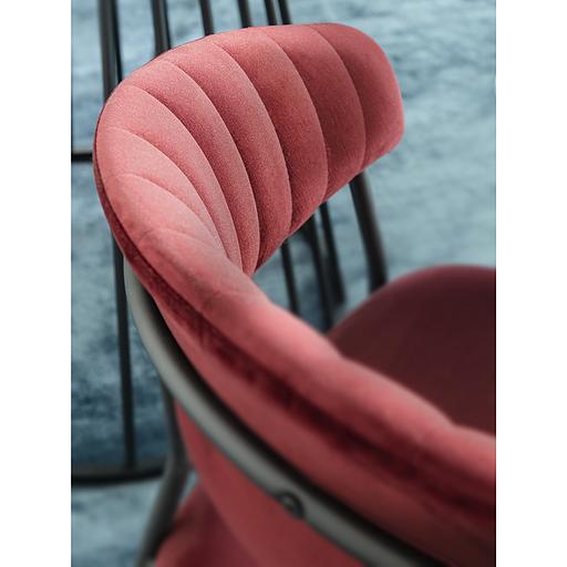 Стул Stefany, велюр, винный фото 10