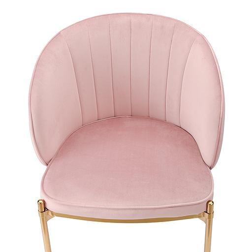 Стул Coral, велюр, пыльная роза фото 4