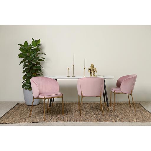 Стул Coral, велюр, пыльная роза фото 10