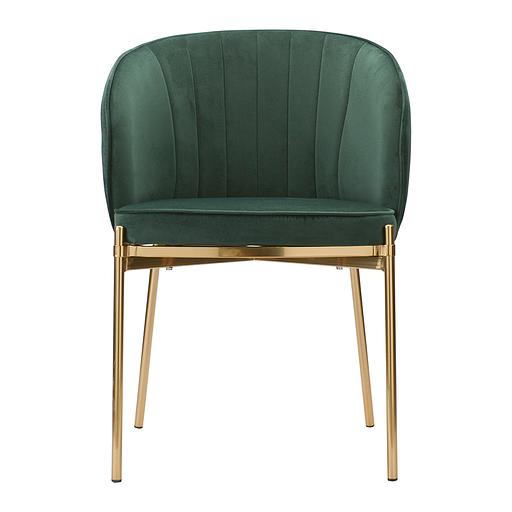 Стул Coral, велюр, зеленый фото 4