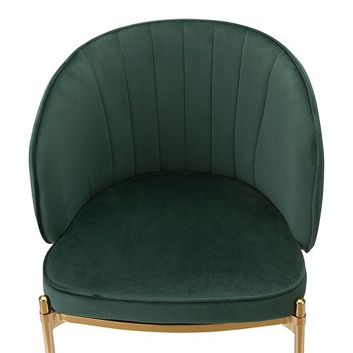 Стул Coral, велюр, зеленый фото 7