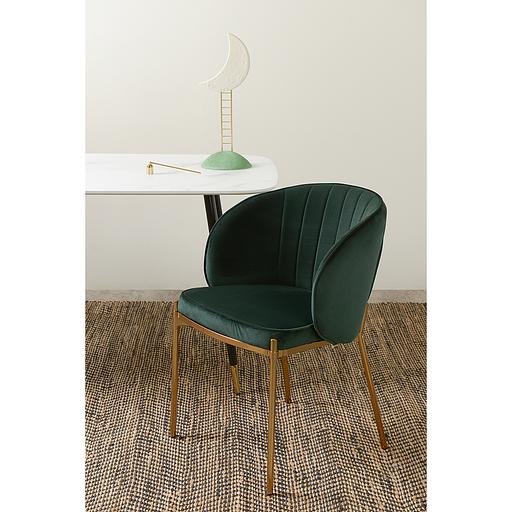 Стул Coral, велюр, зеленый фото 10