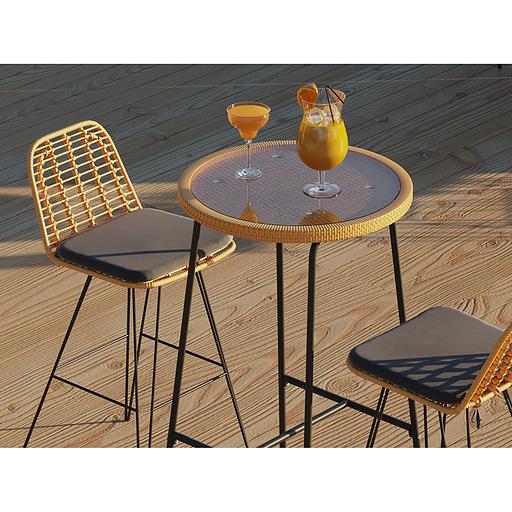 Столик барный Vetle, d60 см фото 8