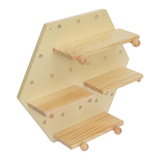 Пегборд Shely, 43х50 см, светлое дерево фото 3