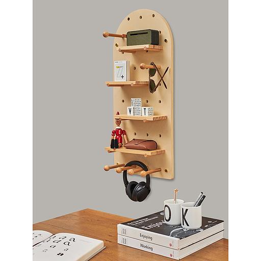 Пегборд Shely, 38х80 см, светлое дерево фото 6