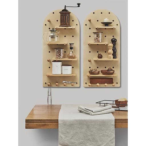 Пегборд Shely, 38х80 см, светлое дерево фото 9