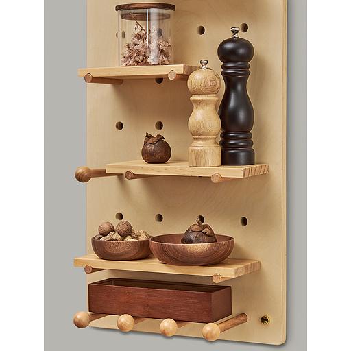 Пегборд Shely, 38х80 см, светлое дерево фото 10