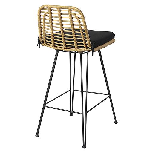 Стул полубарный Vetle Flat, ротанг фото 3