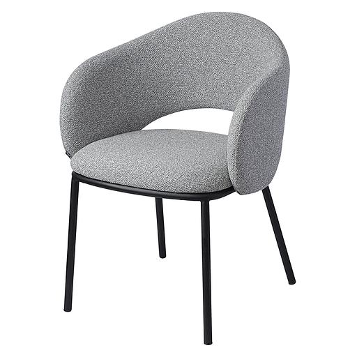 Стул Coastal, букле, дымчато-серый фото 1