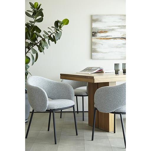 Стул Coastal, букле, дымчато-серый фото 2