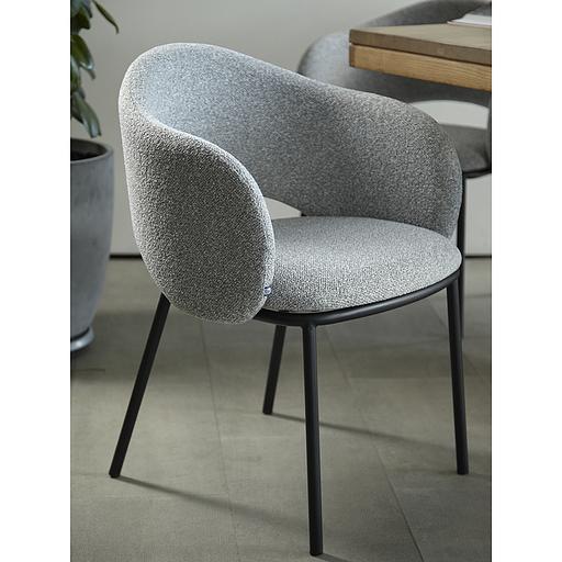 Стул Coastal, букле, дымчато-серый фото 3