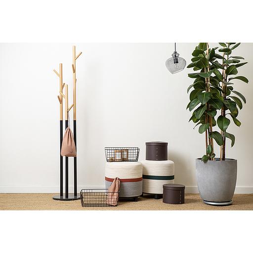 Пуф Andrin, светло-бежевый/зеленый фото 4