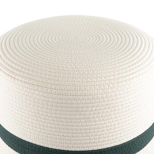 Пуф Andrin, светло-бежевый/зеленый фото 6