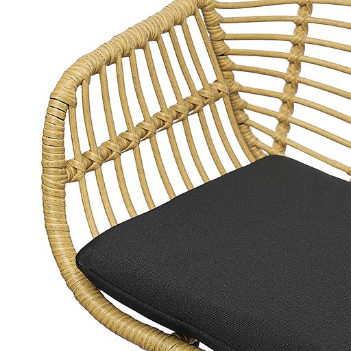 Стул полубарный Vetle Bent, ротанг фото 4