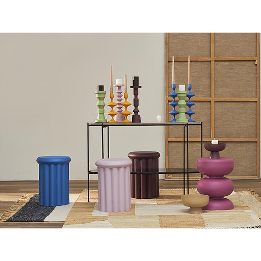 Столик приставной Vivlend, Ø37 см, сливовый фото 2