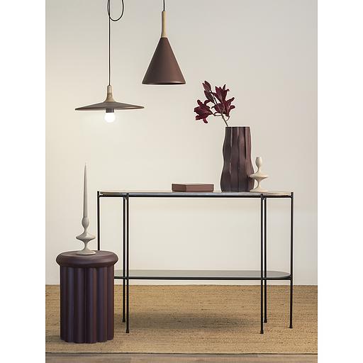 Столик приставной Vivlend, Ø37 см, сливовый фото 10