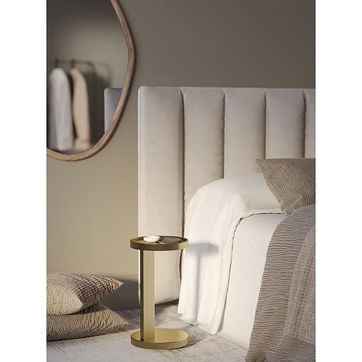 Столик приставной Yanis, Ø25,5 см, золотой фото 3