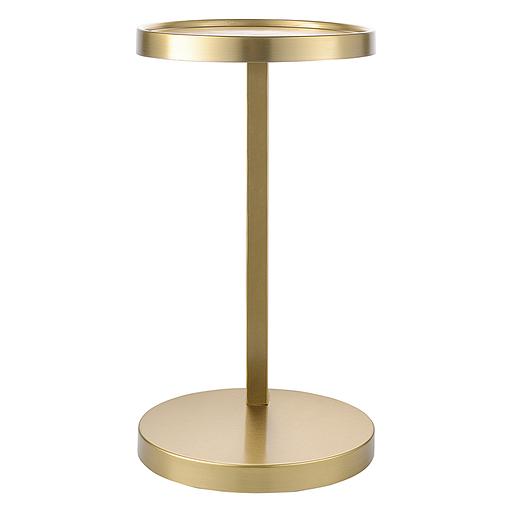 Столик приставной Yanis, Ø25,5 см, золотой фото 5