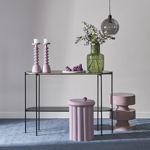 Столик приставной Ingvild, Ø36 см, сиреневый фото 3