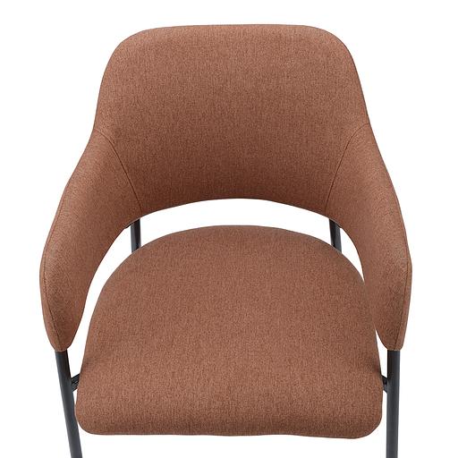 Стул Wendy, рогожка, терракота фото 4