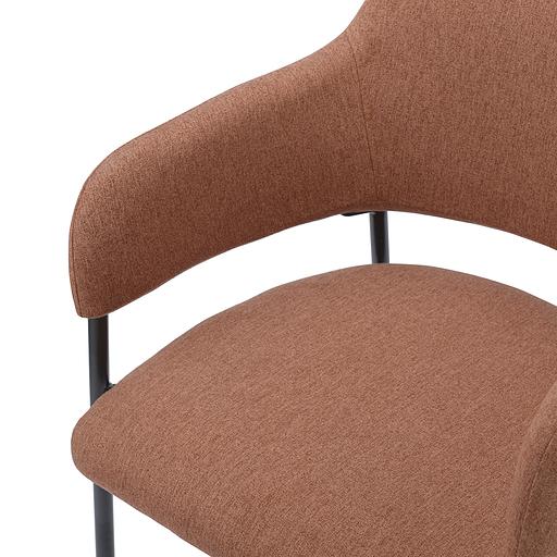 Стул Wendy, рогожка, терракота фото 7