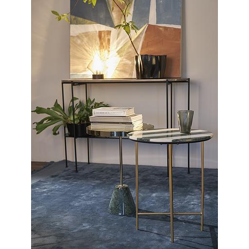 Столик кофейный Kaya, Ø40,8 см, золотистый/зеленый фото 5