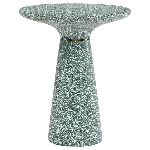 Столик кофейный Bayn, Ø45 см, зеленый фото 1