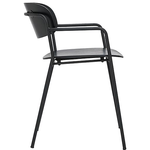 Стул с подлокотниками Torfrid, черный фото 3