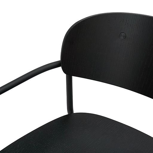 Стул с подлокотниками Torfrid, черный фото 6