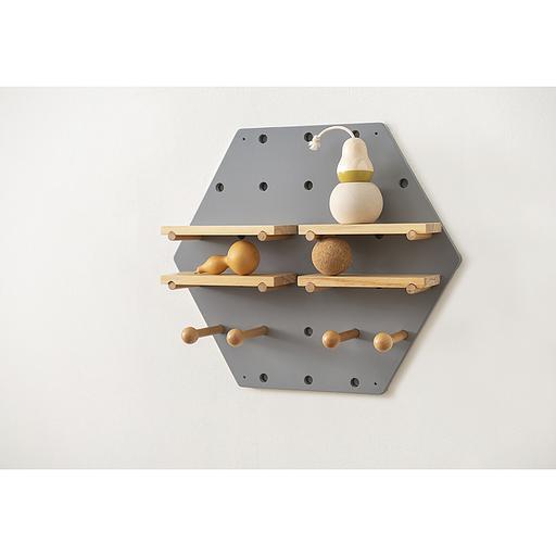 Пегборд Shely, 43х50 см, светло-серый фото 3