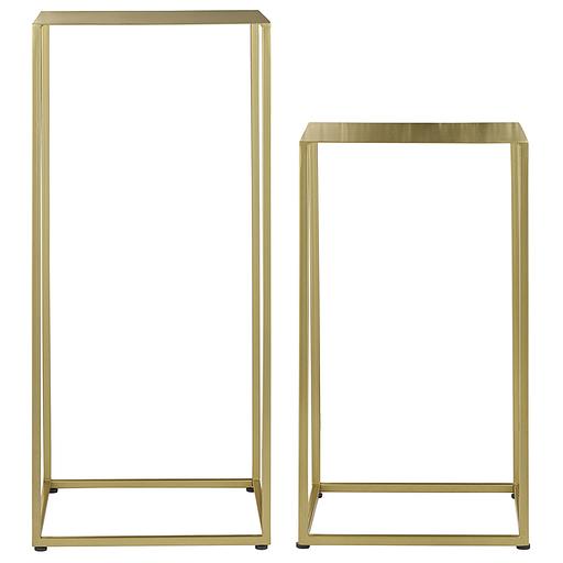 Набор из 2-х столиков Mayen Gold, золотистые фото 1