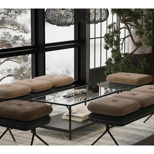 Столик журнальный Mayen, 100х50 см, черный фото 9